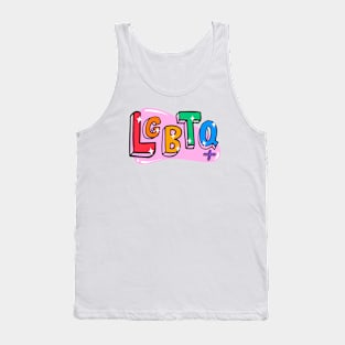 LGBTQ Power Colorful Proud Gay Month Tank Top